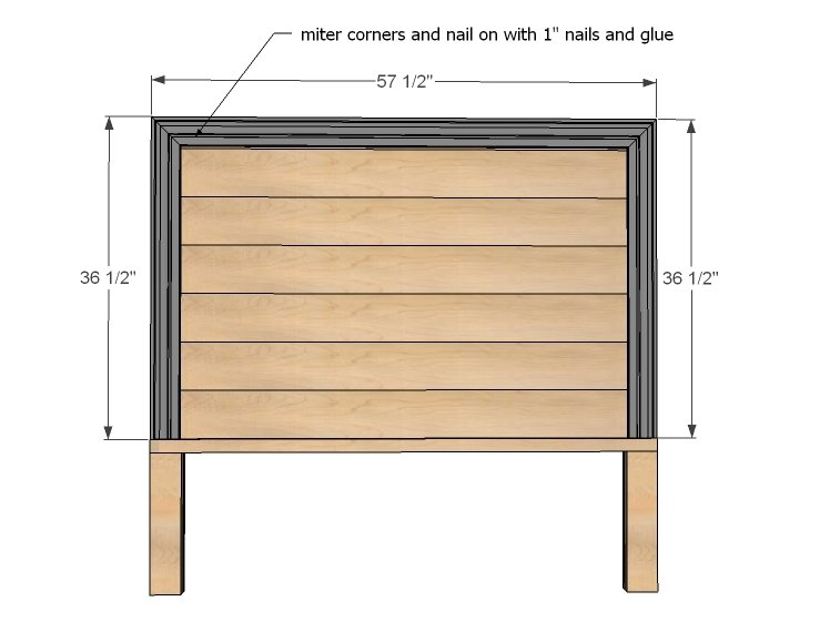Hailey Planked Headboard — step 4
