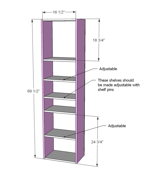 Hailey Towers for the Storage Bed System — step 1