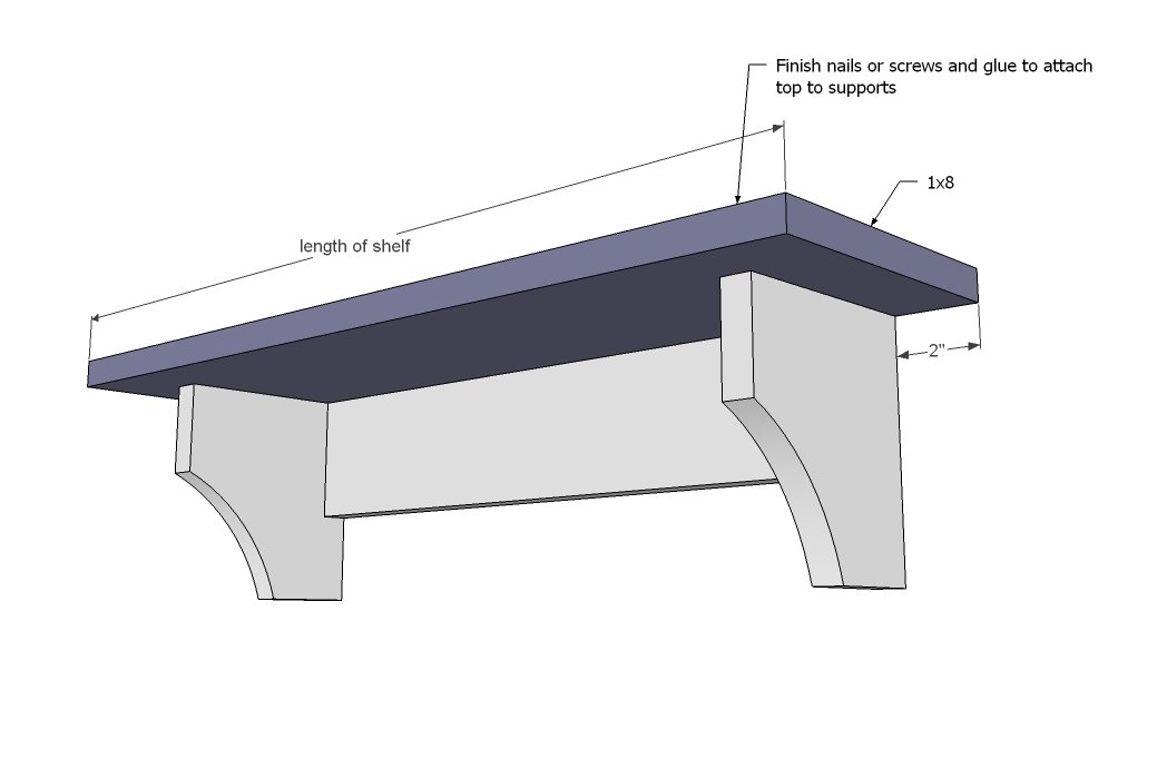 Haley Simple Shelves — step 2