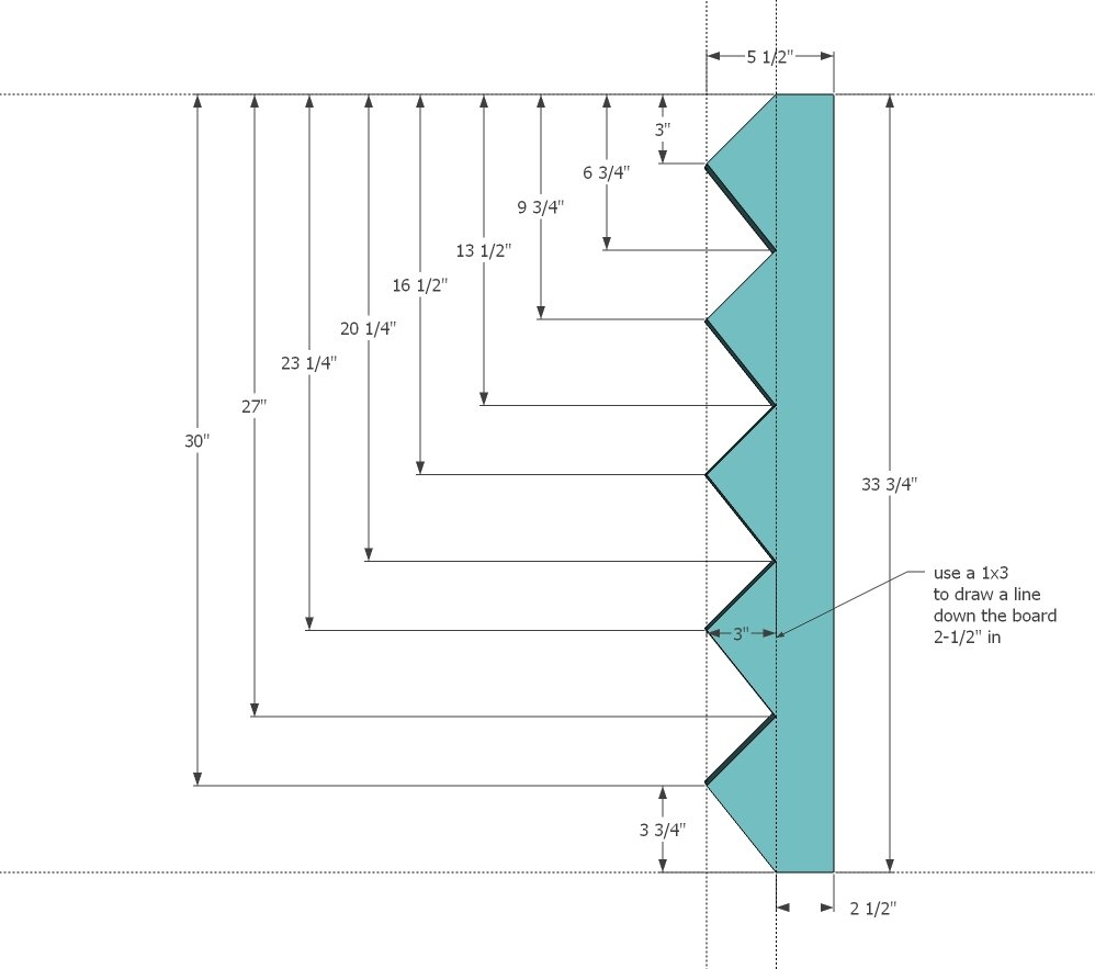 Hanging Wood Wall Bins — step 2