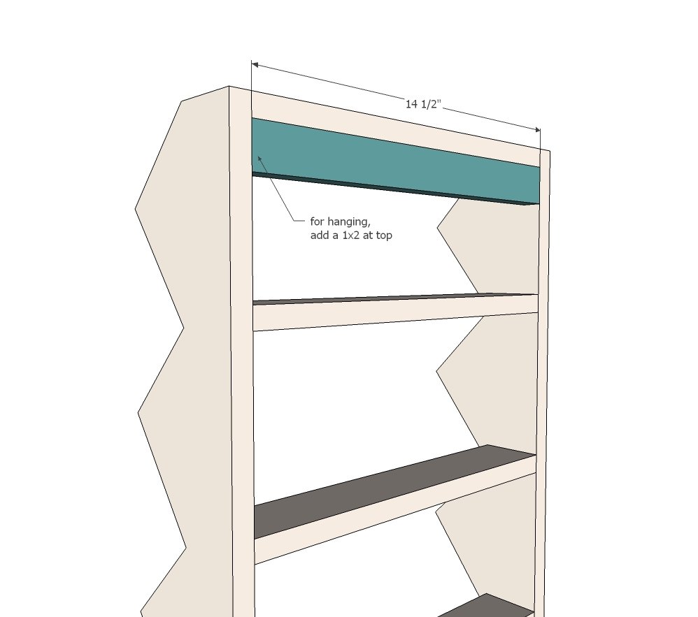 Hanging Wood Wall Bins — step 4