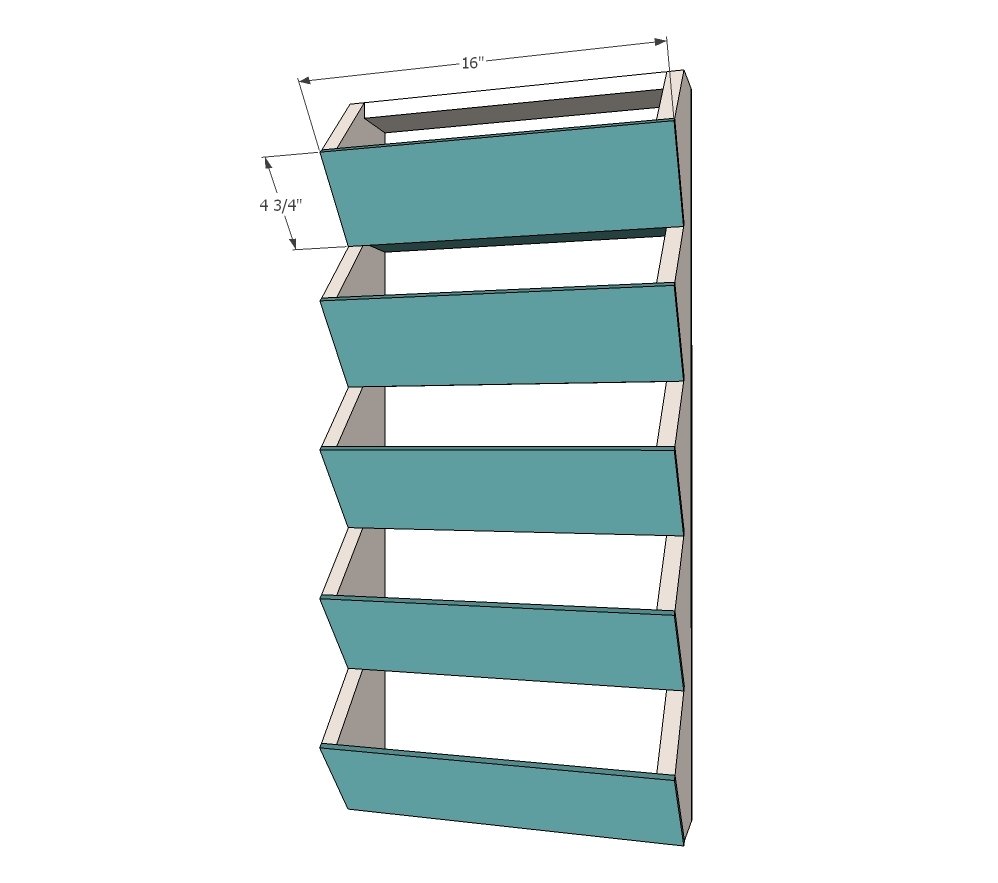 Hanging Wood Wall Bins — step 6