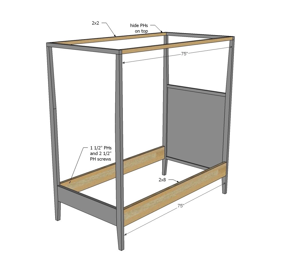 Hannah Canopy Bed — step 6