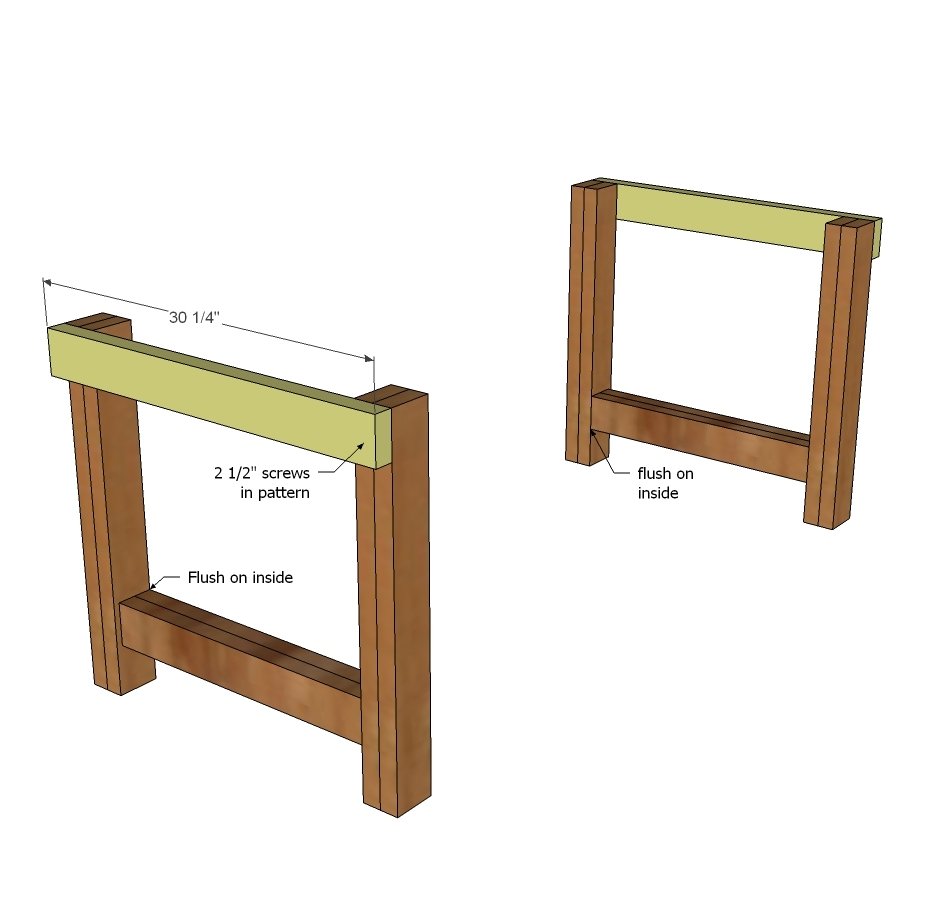 Happier Homemaker Farmhouse Table — step 4