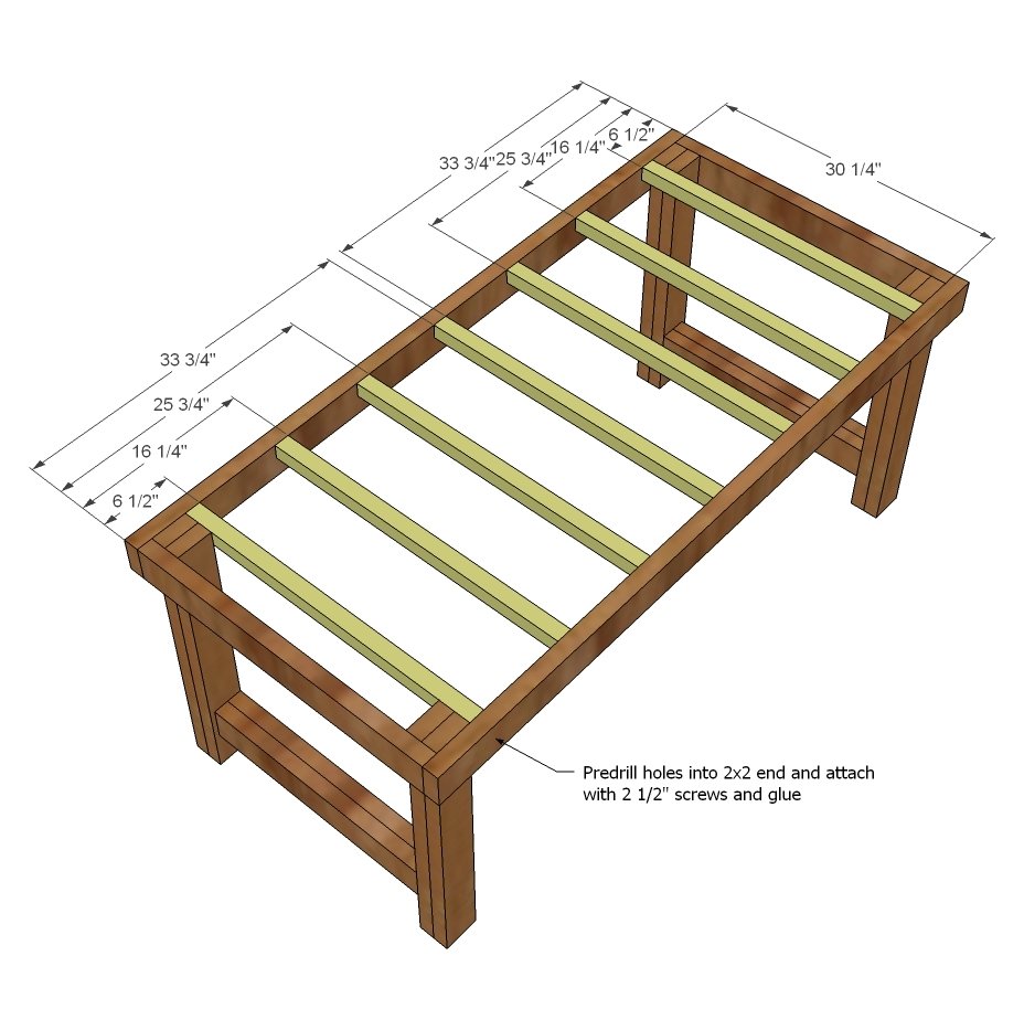Happier Homemaker Farmhouse Table — step 6