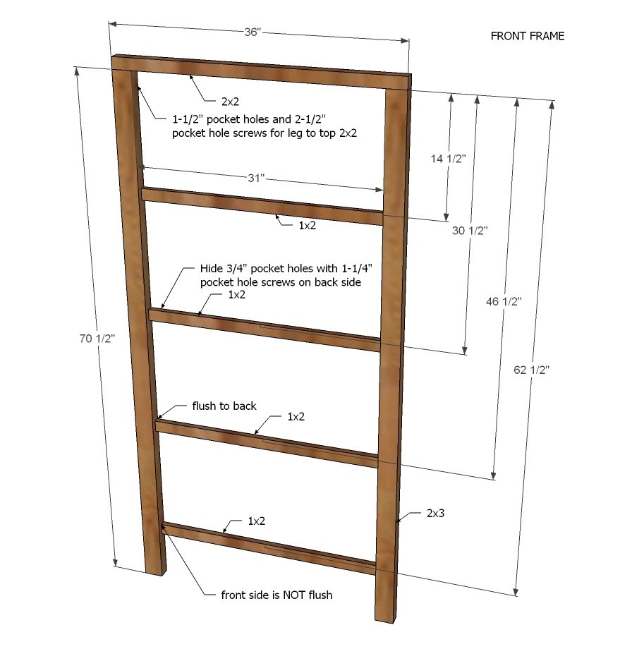 Henry Bookshelf — step 1