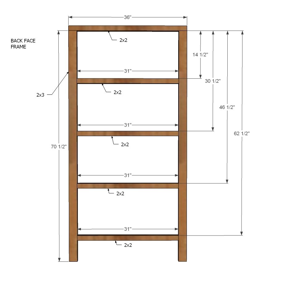 Henry Bookshelf — step 2