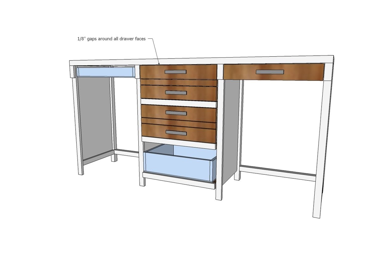 Hidden Desk Apothecary Cabinet — step 9
