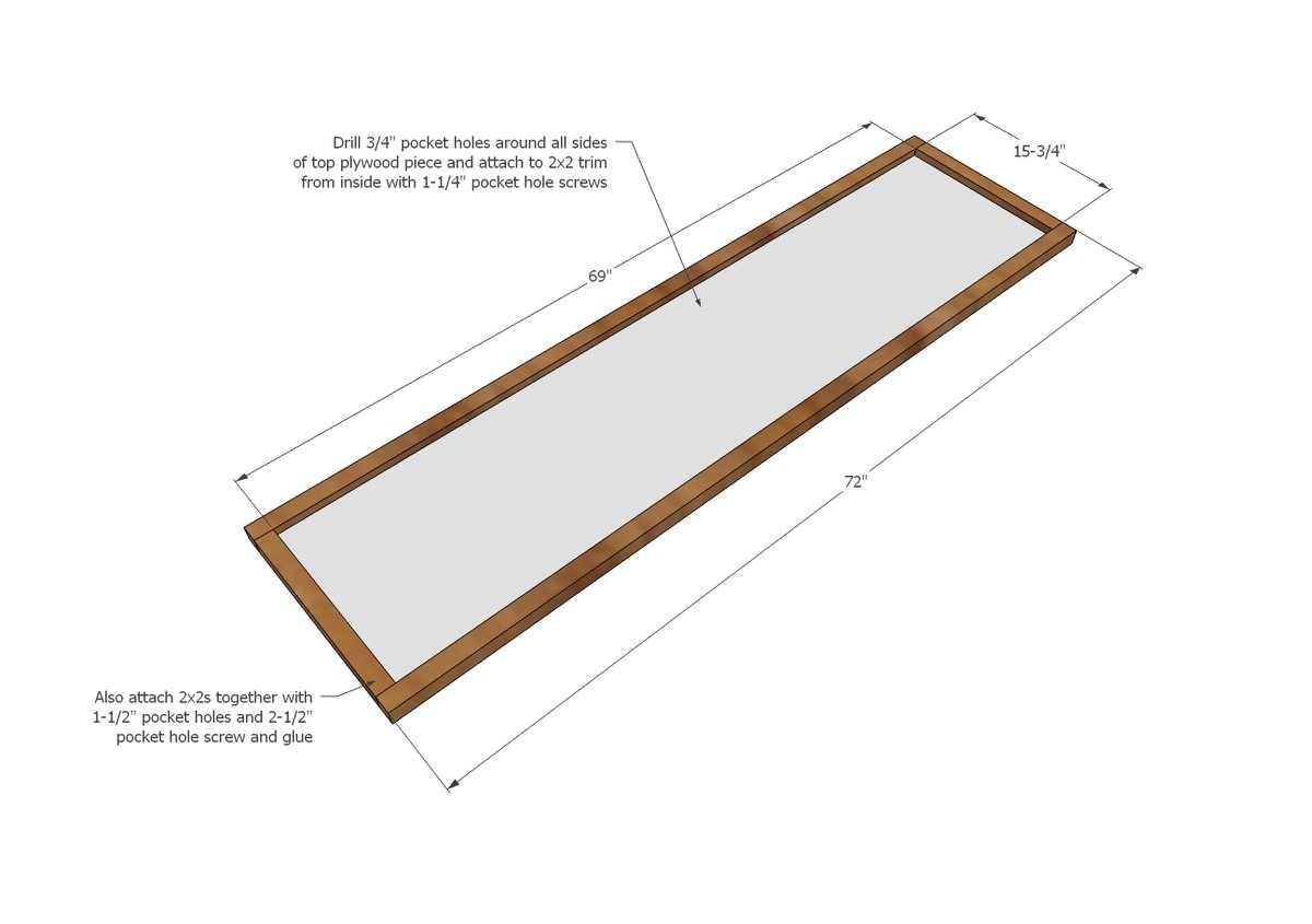 Hidden Desk Apothecary Cabinet — step 1