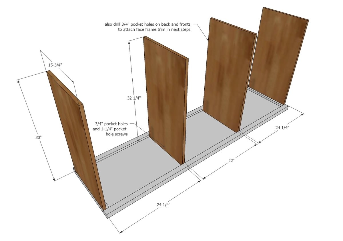 Hidden Desk Apothecary Cabinet — step 2