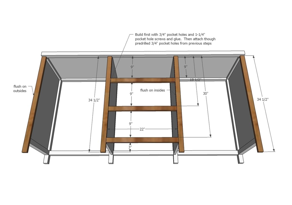 Hidden Desk Apothecary Cabinet — step 5