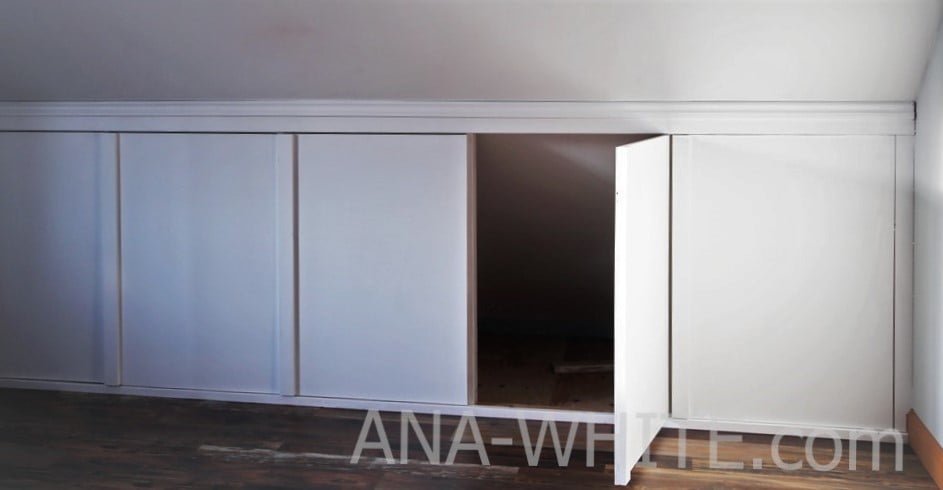 Hidden Door Knee Wall