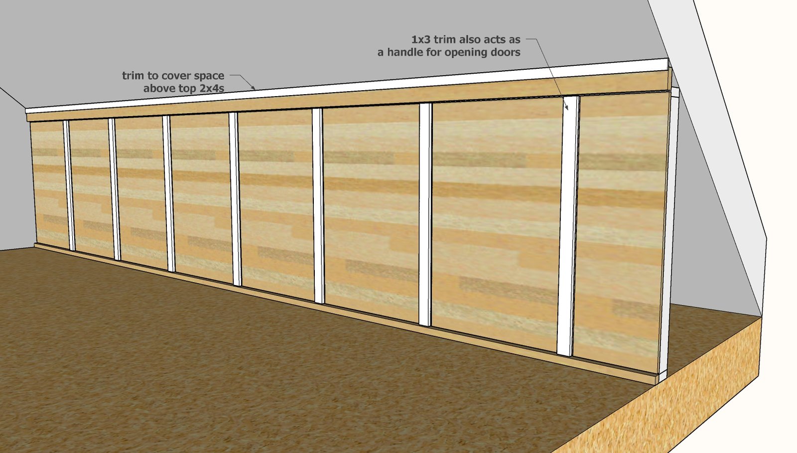 Hidden Door Knee Wall — step 4