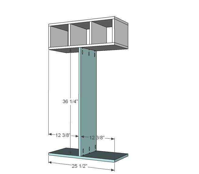 Hillary's Locker Cabinet with Charging Cubbies — step 2