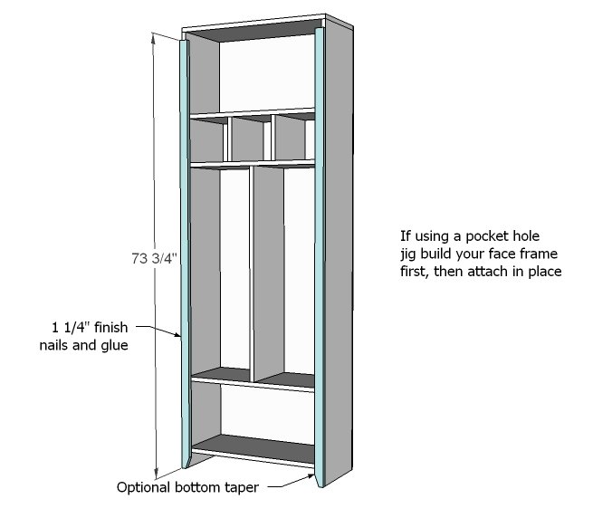 Hillary's Locker Cabinet with Charging Cubbies — step 5