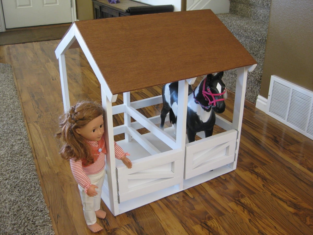 Horse Stables for American Girl or 18" Dolls