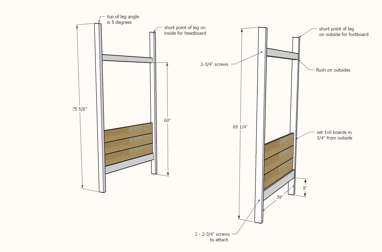 House Bed Frame — step 1