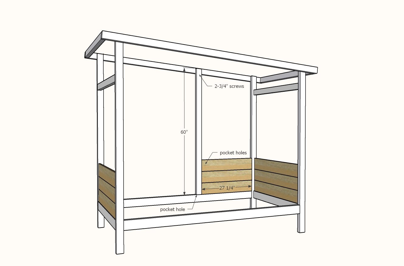 House Bed Frame — step 4