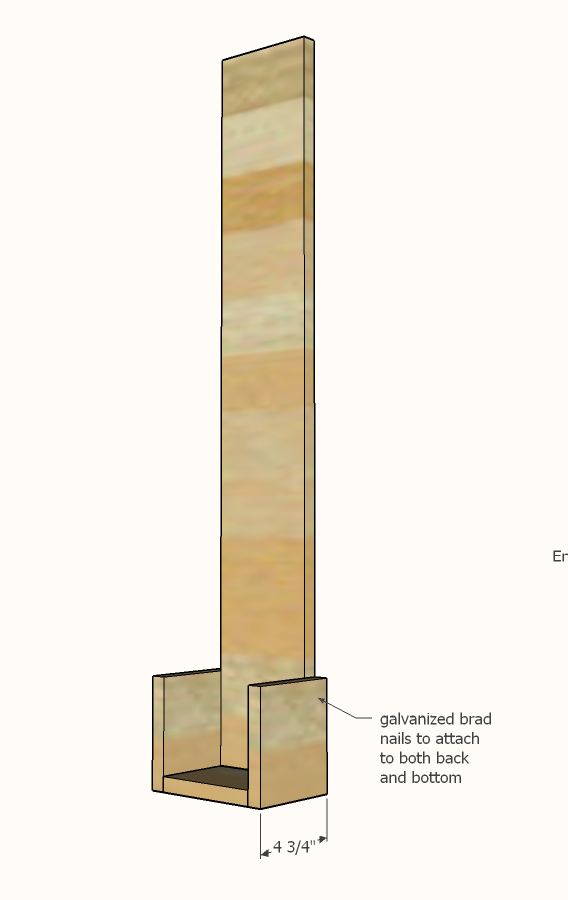 House Numbers Vertical Planter from Cedar Fence Pickets — step 2