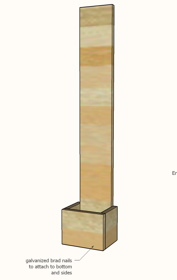 House Numbers Vertical Planter from Cedar Fence Pickets — step 3