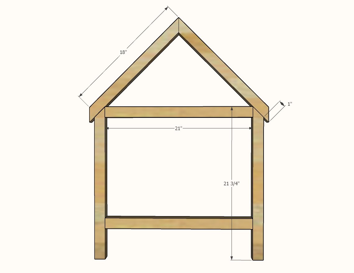 House Play Table with Angled Desktop — step 1