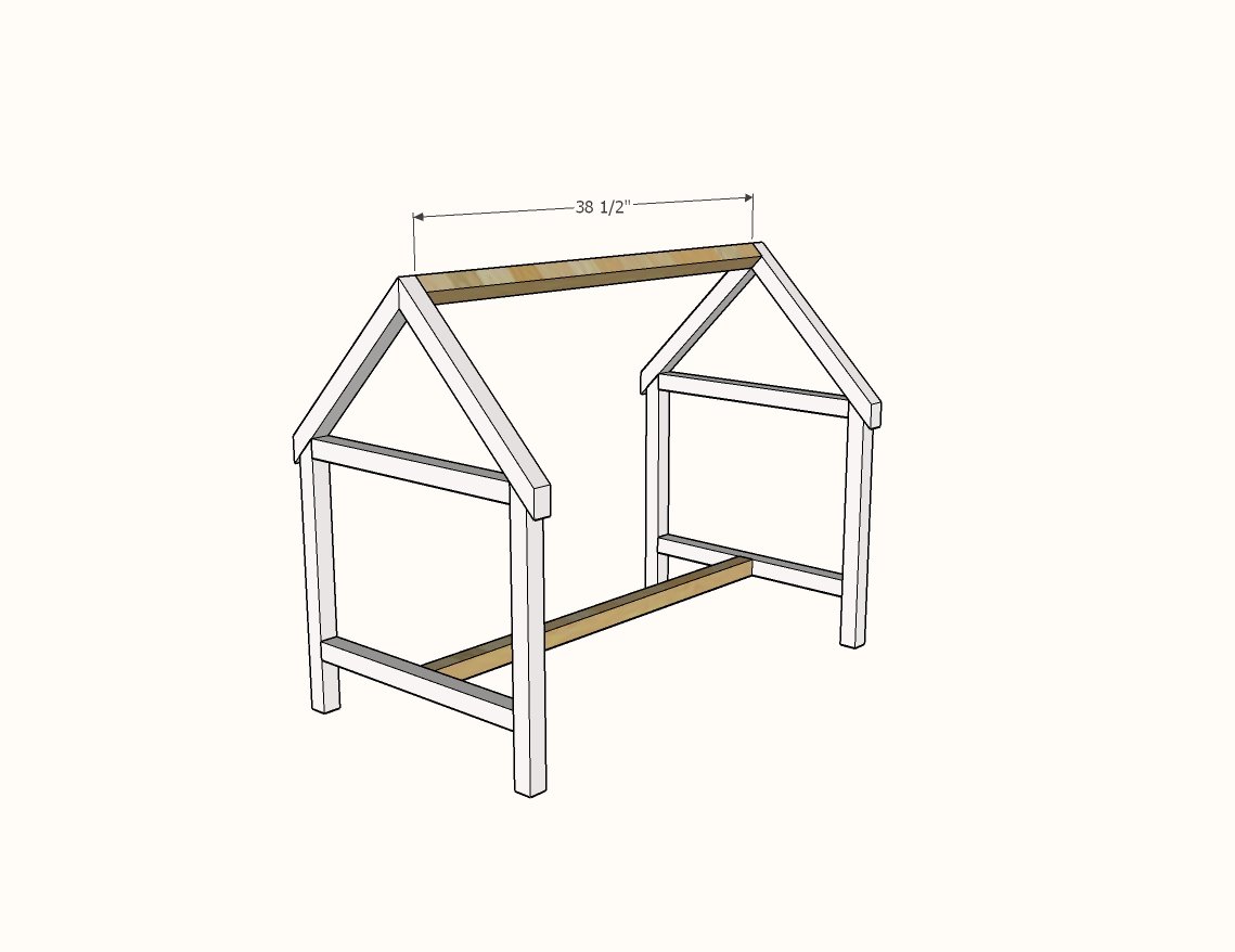 House Play Table with Angled Desktop — step 2