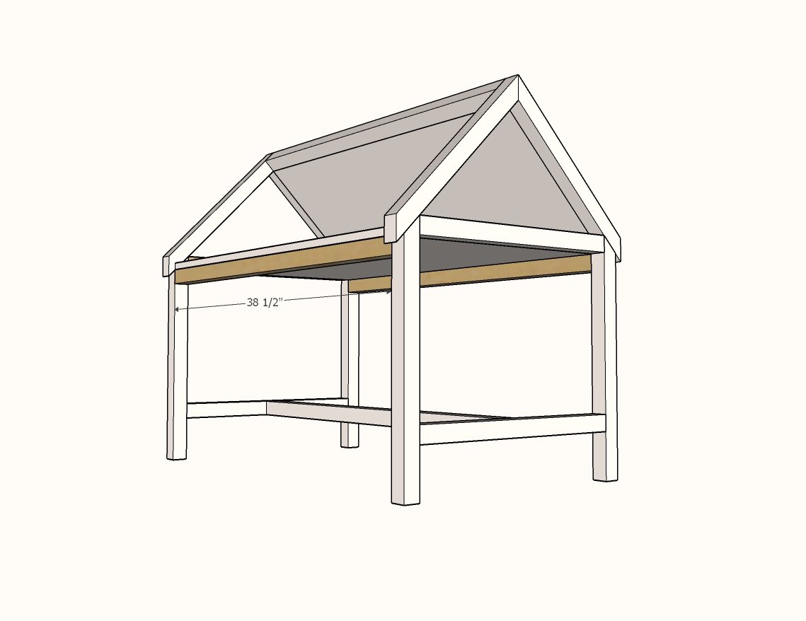 House Play Table with Angled Desktop — step 7