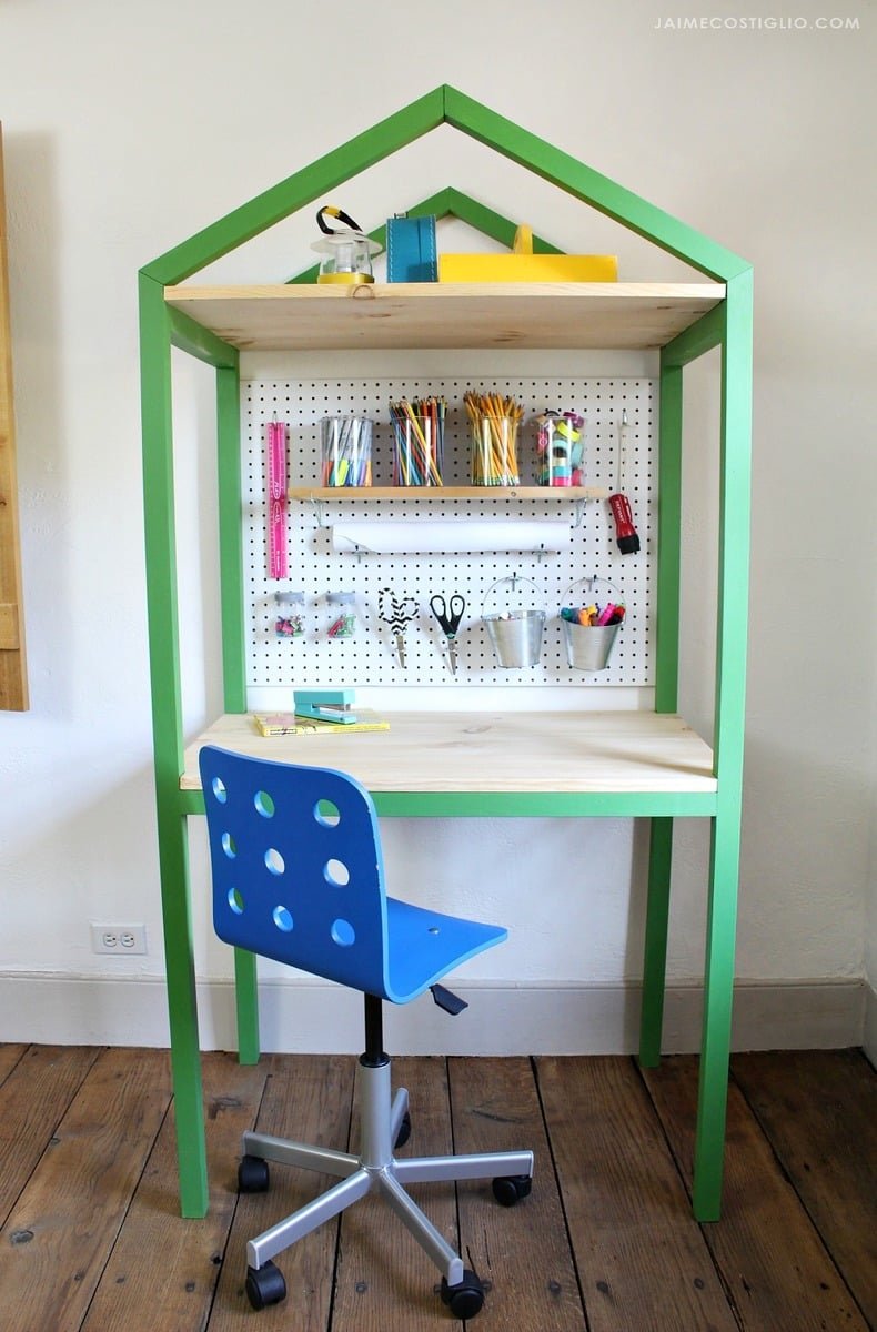 House Shaped Craft Desk