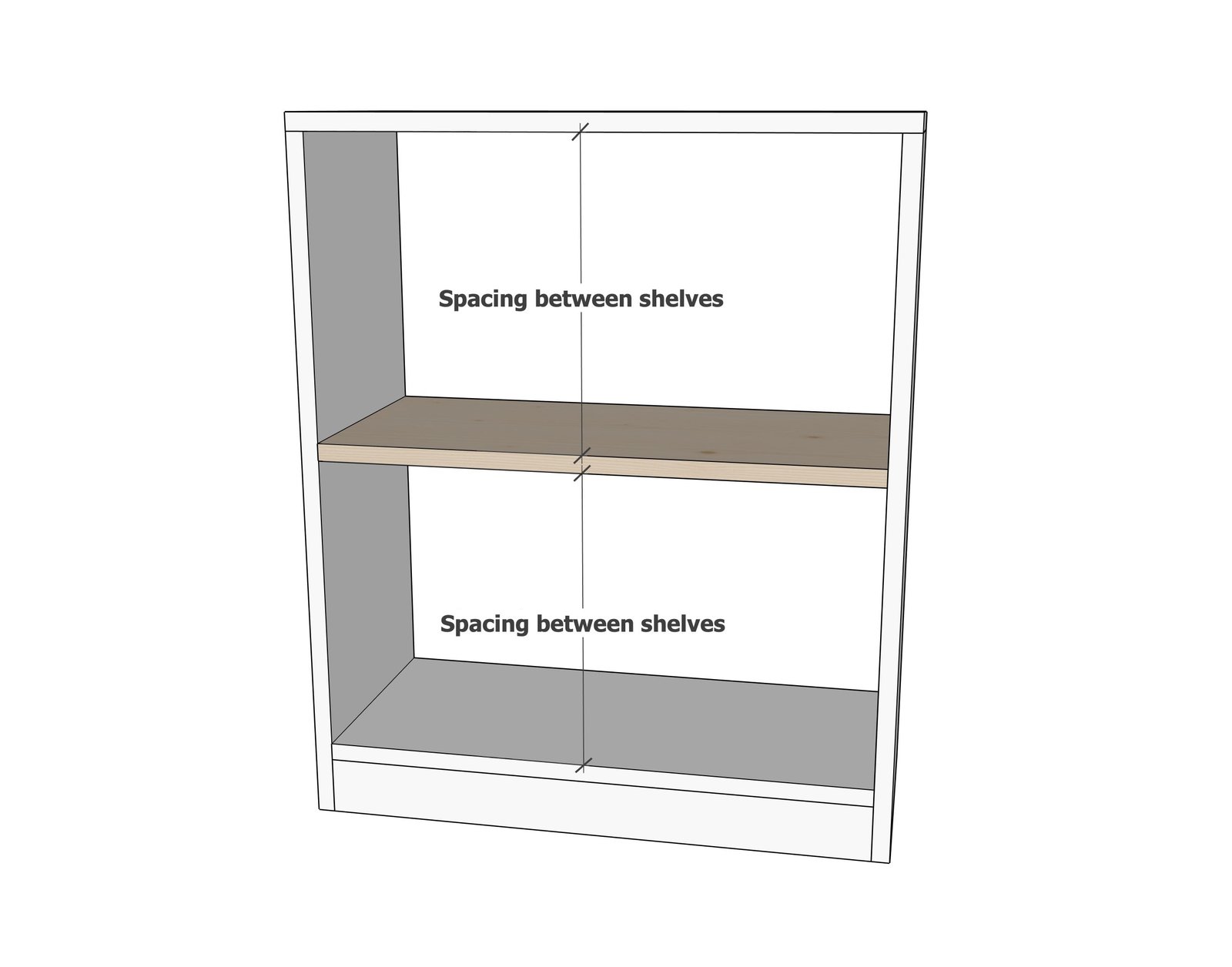 How to Build 1x12 Bookshelves with Pine Boards (With Free Custom Configurator, Diagrams & Photos) — step 5