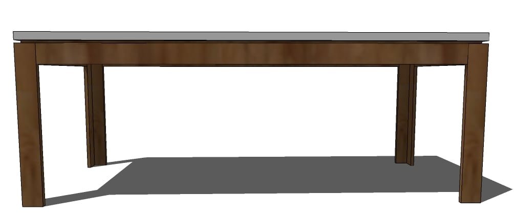 How to Build a Floating Table with a Door