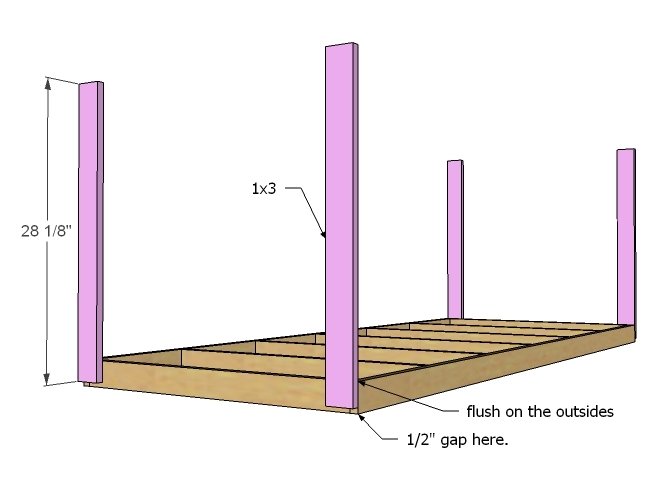 How to Build a Floating Table with a Door — step 2