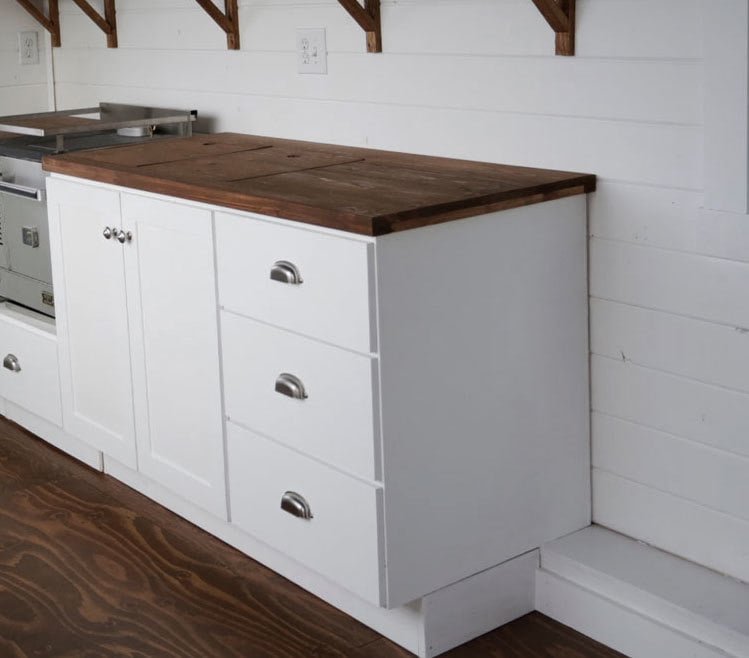 How to Build Kitchen Cabinet with a 2x4 Base