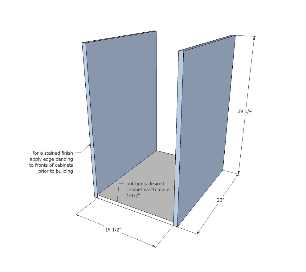How to Build Kitchen Cabinet with a 2x4 Base — step 1