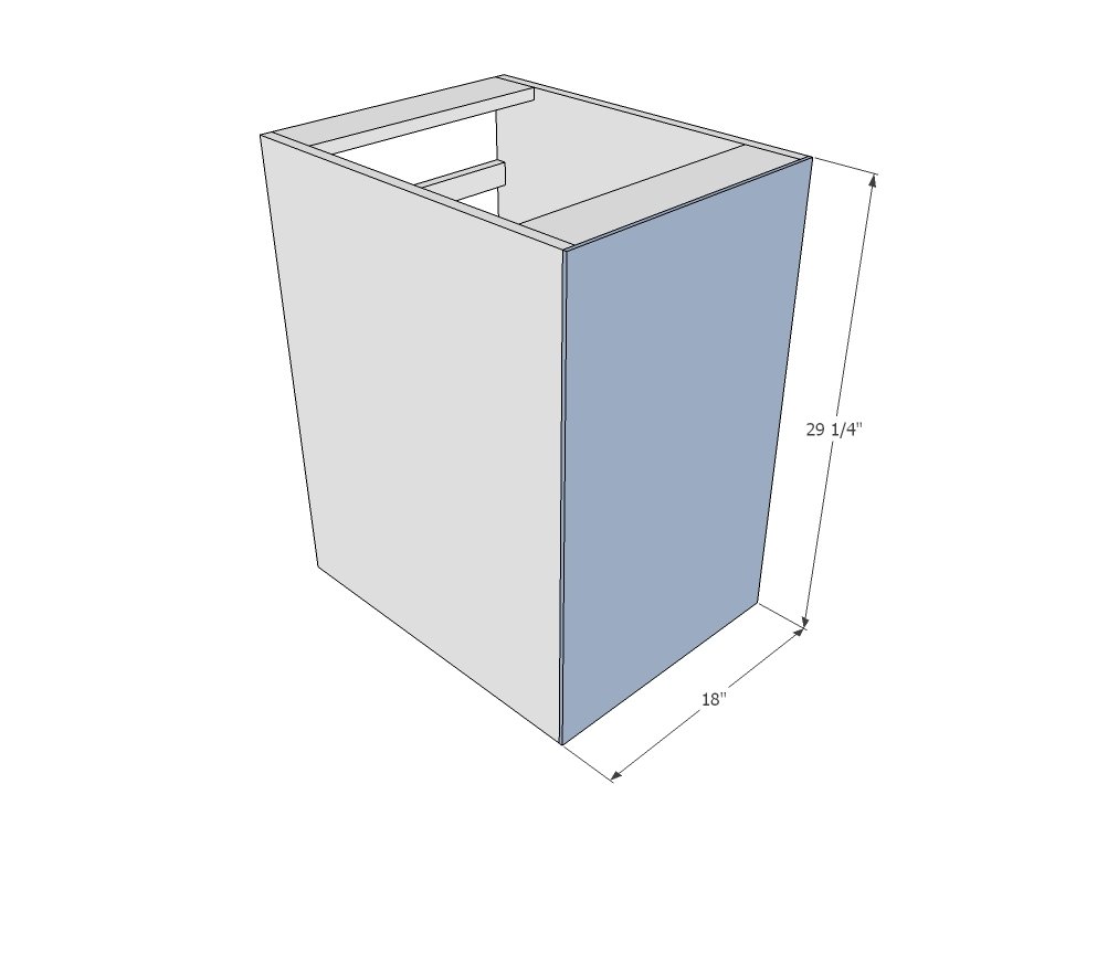 How to Build Kitchen Cabinet with a 2x4 Base — step 5