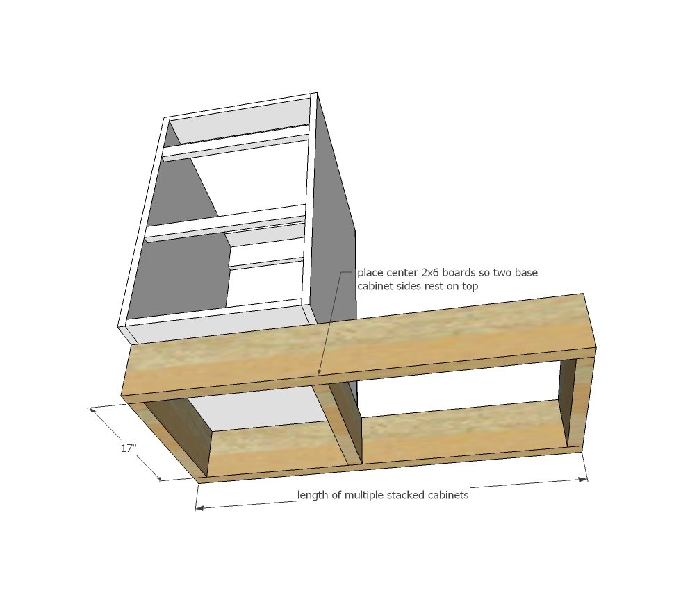 How to Build Kitchen Cabinet with a 2x4 Base — step 6