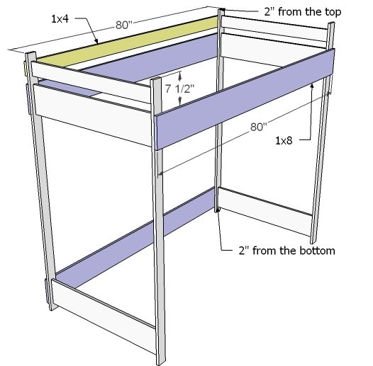 How to Build a Loft Bed — step 3