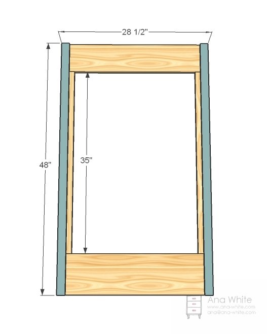 How to Build a Vanity Mirror — step 1