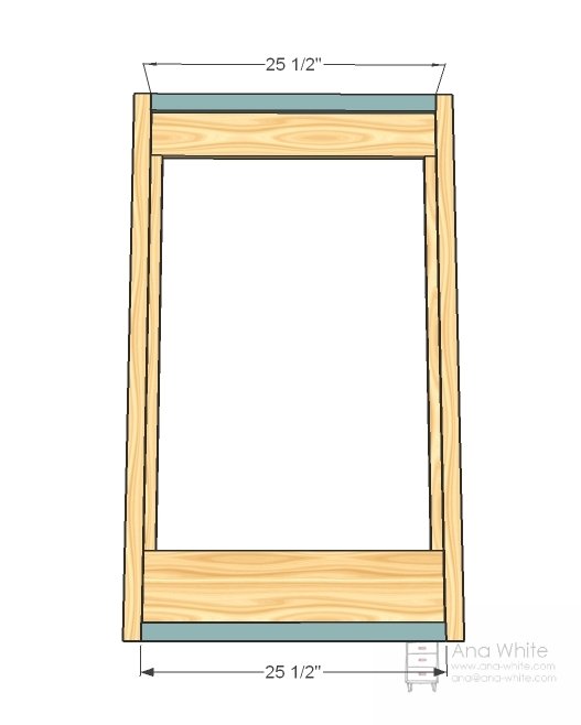 How to Build a Vanity Mirror — step 2