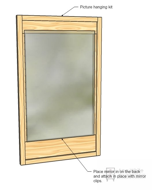 How to Build a Vanity Mirror — step 3