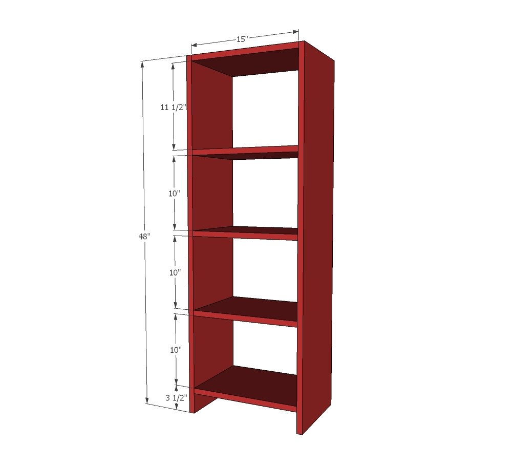 HOW TO: Build a Vintage Gas Pump Cabinet with Side Bookshelves — step 1