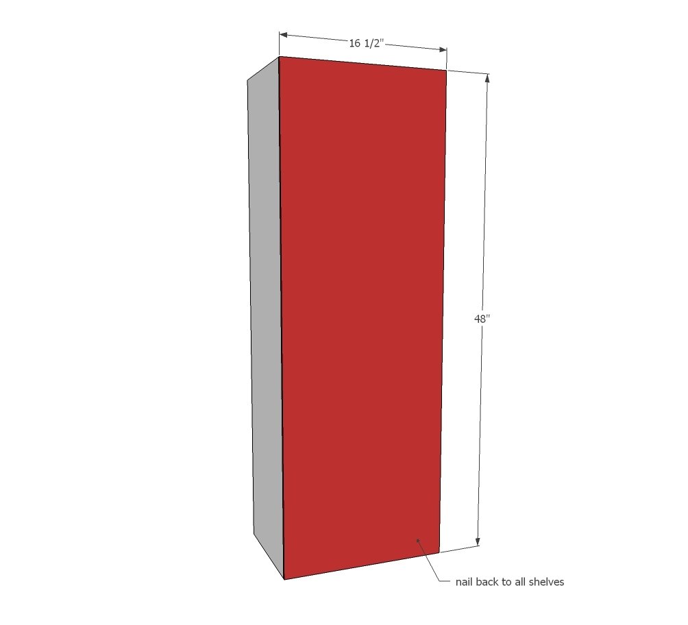 HOW TO: Build a Vintage Gas Pump Cabinet with Side Bookshelves — step 2