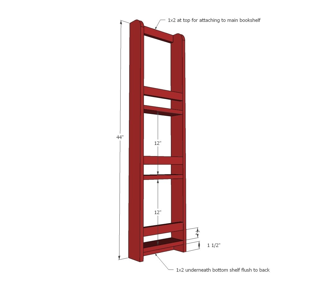 HOW TO: Build a Vintage Gas Pump Cabinet with Side Bookshelves — step 4