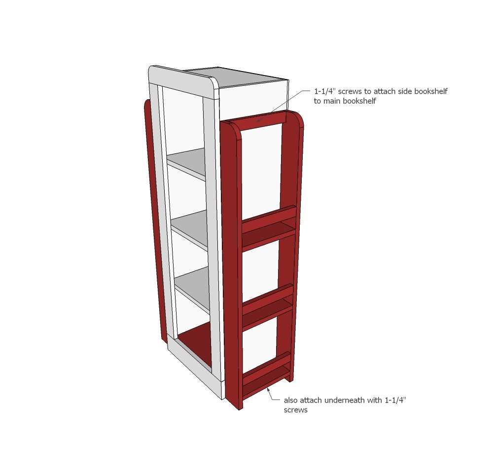 HOW TO: Build a Vintage Gas Pump Cabinet with Side Bookshelves — step 5