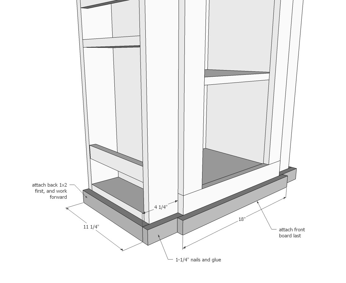 HOW TO: Build a Vintage Gas Pump Cabinet with Side Bookshelves — step 6