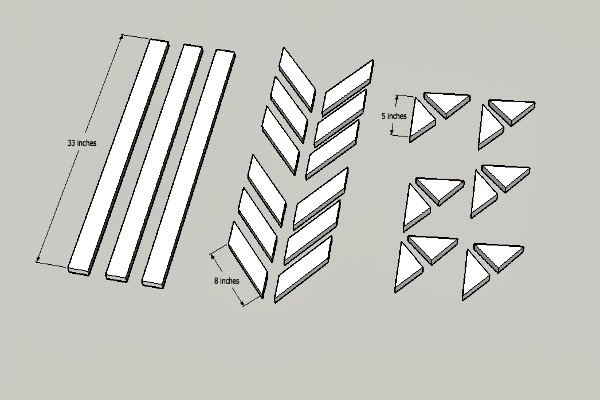 How To Make A Wooden Snowflake dimension diagram 1