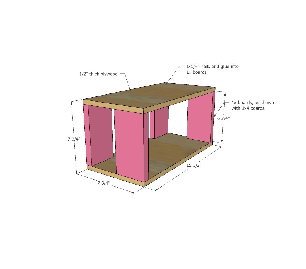 HOW TO: Modular Stackable Dollhouse — step 1