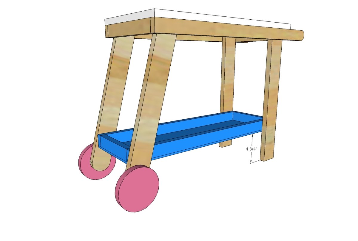 HOW TO: Wood Pretend Play Lemonade Cart for Preschoolers! — step 7