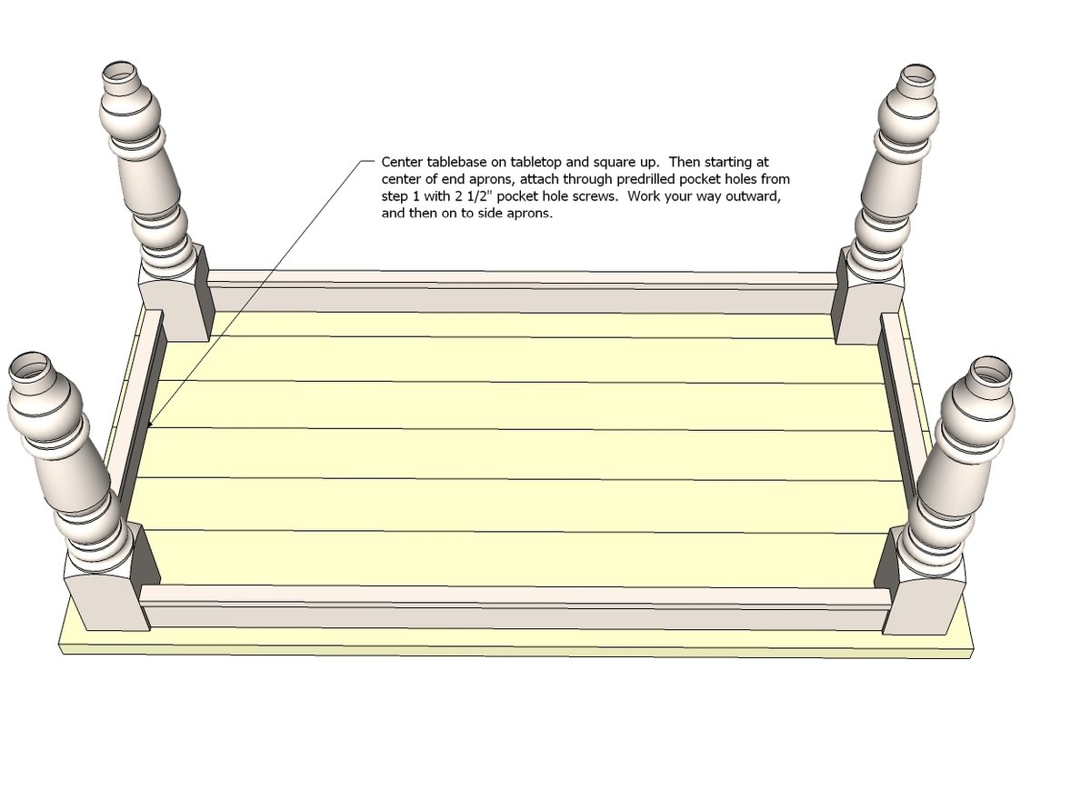 Husky Farmhouse Table — step 4