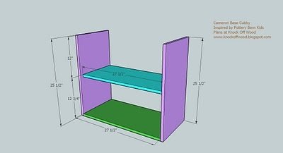 Hutch with Doors for the Modular Playroom Media Wall Collection — step 1