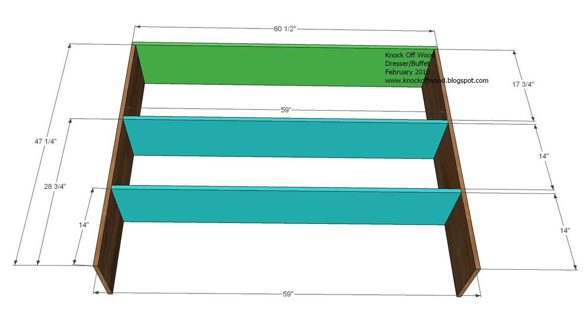 Hutch for the Open Shelf Dresser — step 1